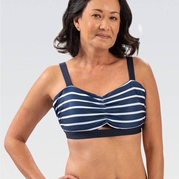Elite Sportswear Dolfin Women's Aquashape Print Tie Front Bikini Top and bottom - Picture 8 of 14